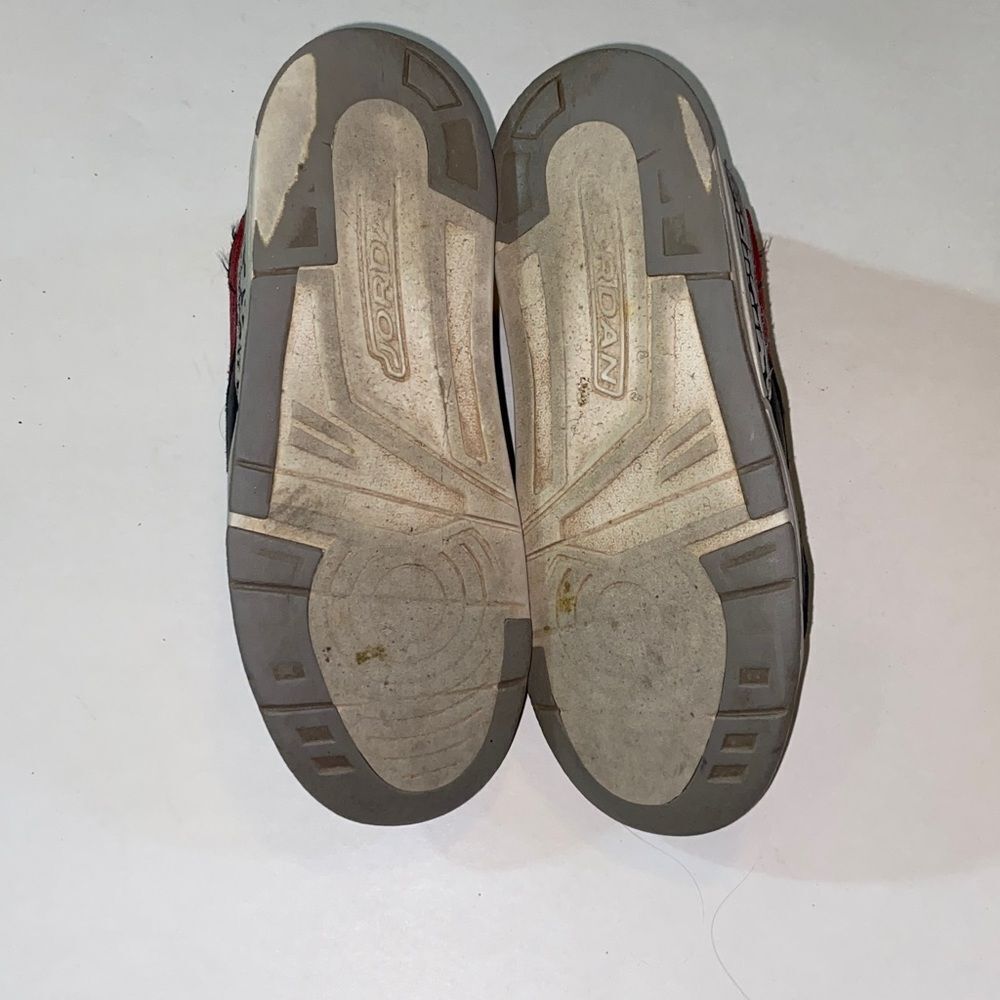 Nike Kids Black and Red Sneakers Size 2.5Y Not Insoles - Picture 9 of 15
